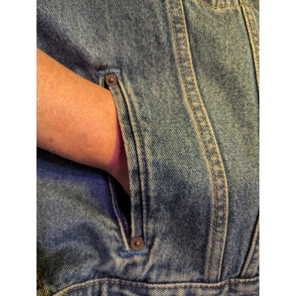 1990's International Denim Gibson Custom Shop Embroidered Denim Jacket, Leather - Picture 8 of 8